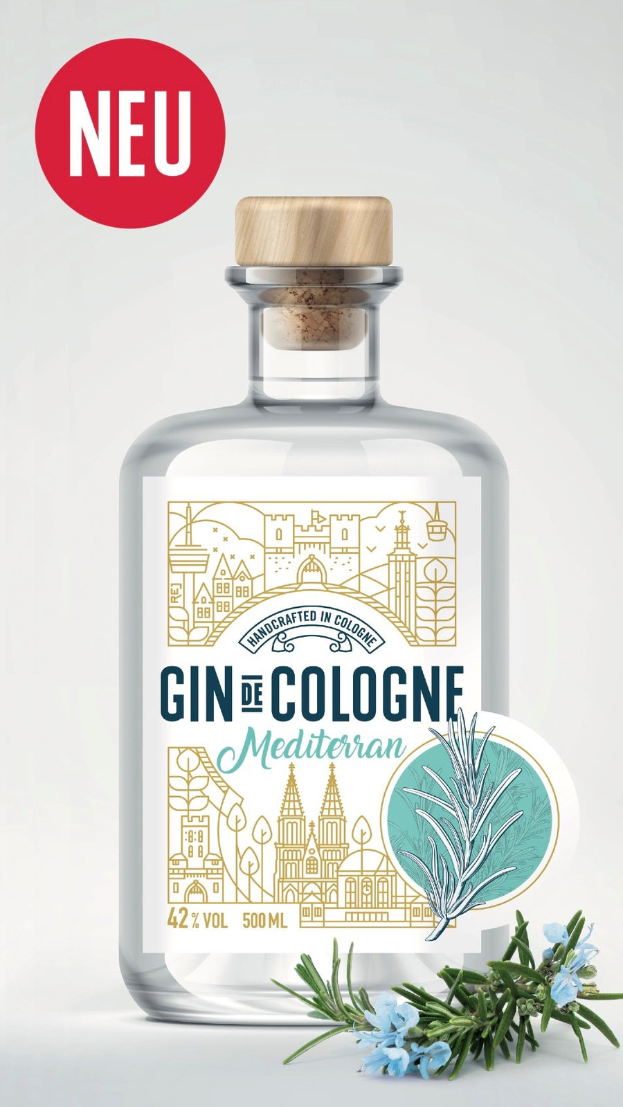 Gin de Cologne Mediterran 500 ml